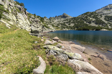 Fototapeta na wymiar Amazing Landscape with Valyavishko Lake, Pirin Mountain, Bulgaria