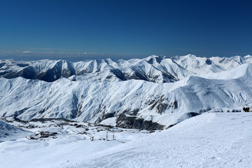 Obraz premium Beauty of the Caucasus Mountains. Gudauri, Georgia