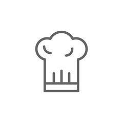 Chef hat, Italy icon. Element of Italy icon. Thin line icon for website design and development, app development. Premium icon