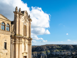 Part of a Matera cathedral