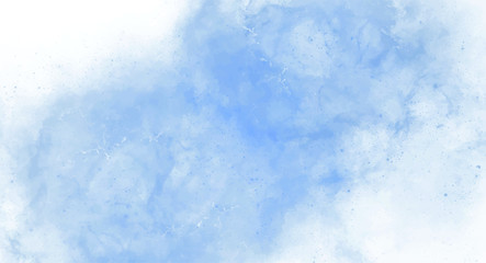 Abstract blue watercolor background for your design, watercolor background concept, vector.