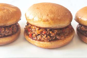 Sloppy joe - American sandwich