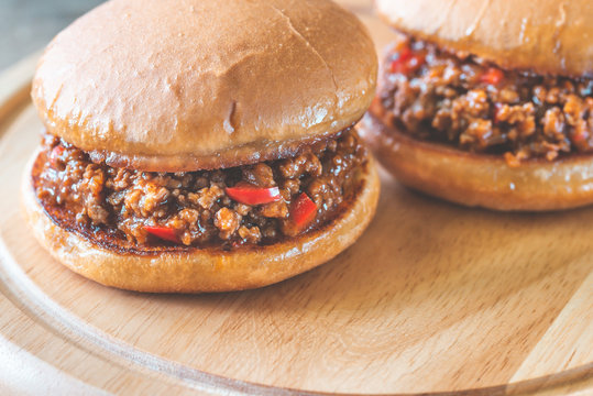 Sloppy joe - American sandwich