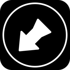 Left Direction Arrow Icon For Your Project