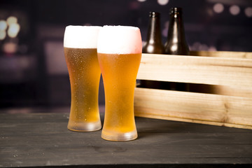 Couple of beer glasses