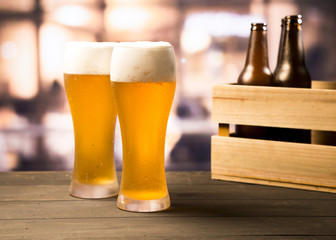 Couple of beer glasses