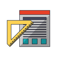 executive office elements cartoon