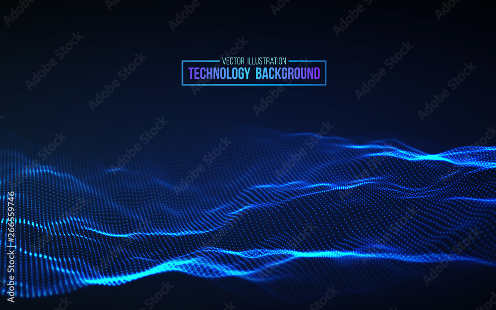 Poster abstract technology background. background 3d grid.cyber technology ai tech wire network futuristic 