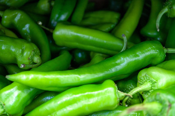 green chili peppers