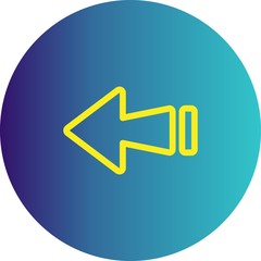 Left Direction Arrow Icon For Your Project