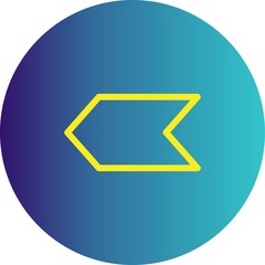 Left Direction Arrow Icon For Your Project