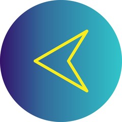 Left Direction Arrow Icon For Your Project