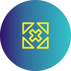 Complex Direction Arrow Icon For Your Project