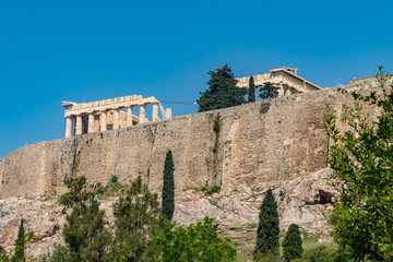 Parthenon temple in Acropolis at Athens, Greece