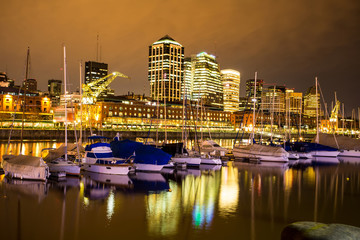 View of Puerto Madero in Buenos Aires
