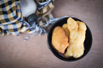 Deep-fried dough stick, popular morning snack in Thailand.