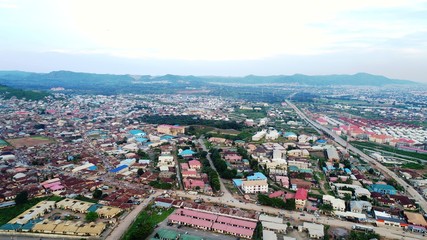 Fototapeta na wymiar Typical Satelite Town in Abuja Nigeria