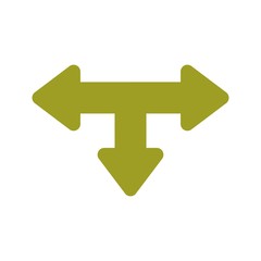 Fototapeta premium Multi Direction Arrow Icon For Your Project