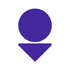 Down Direction Arrow Icon For Your Project