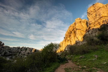 The Torcal de Antequera Natural Park contains one of the most impressive examples of karst...
