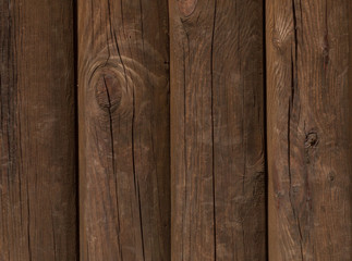 dark brown wood background made of logs