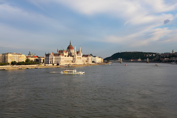 Naklejka premium Hungarian Parliament Building in Budapest , Hungary