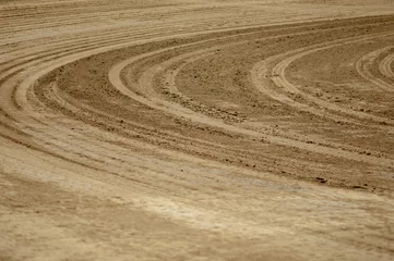 Zelfklevend Fotobehang dirt track racing  © Layn