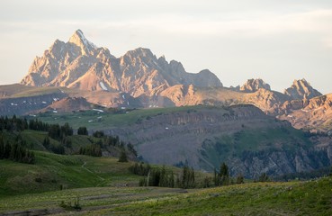 Fototapeta premium Szlak Teton Crest. Park Narodowy Grand Teton.