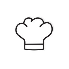 chef hat icon- vector illustration