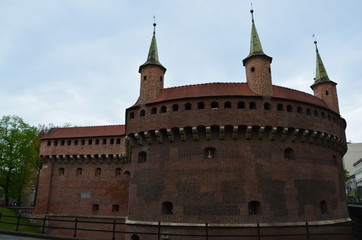 Fototapeta premium Paisajes urbanos de Cracovia
