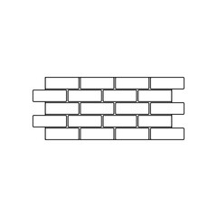color Brick wall icon. Element of construction tools for mobile concept and web apps icon. Outline, thin line icon for website design and development, app development
