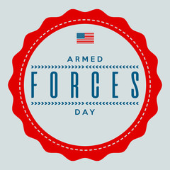 Armed Forces Day Lable