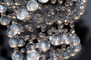 crystal ball chandelier
