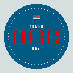 Armed Forces Day Lable