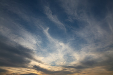 Beautiful colored sky