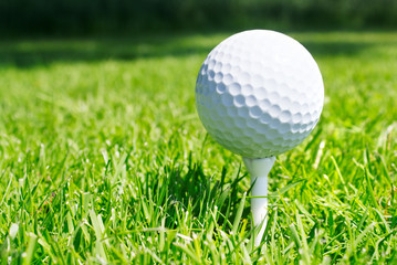 golf ball on tee