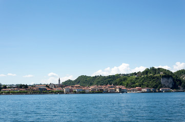 Sunny day on the Lake Maggiore, northern Italy