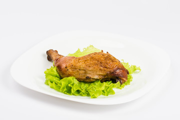 grilled chicken with vegetables