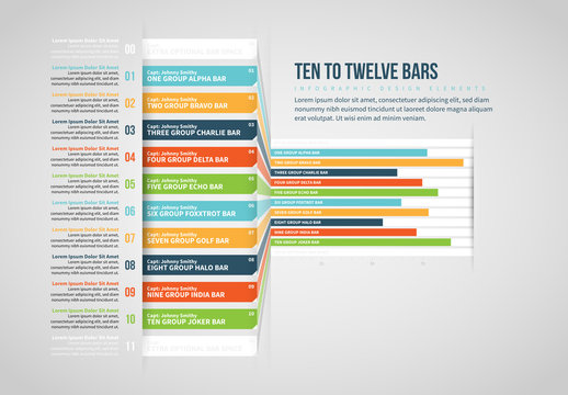 Ten To Twelve Bars Infographic