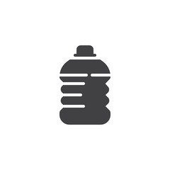 Water bottle vector icon. filled flat sign for mobile concept and web design. Bottle of water glyph icon. Symbol, logo illustration. Pixel perfect vector graphics