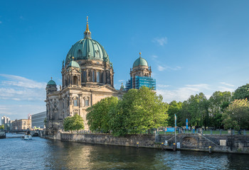 Fototapeta na wymiar Berlin Cathedral Church - View from the North side