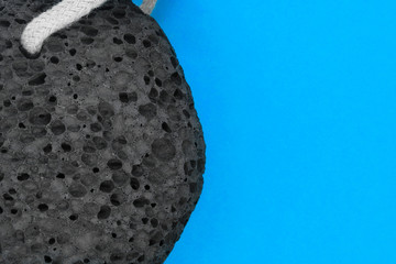 Black pumice stone