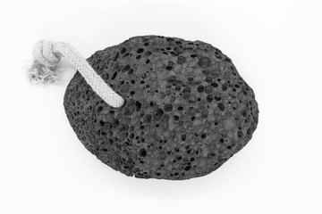 Black pumice stone
