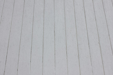 White wooden wall background. Striped empty timber surface with blank copy space 
