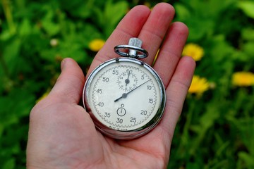 Stopwatch is an instrument capable of measuring time intervals with an accuracy of fractions of a...