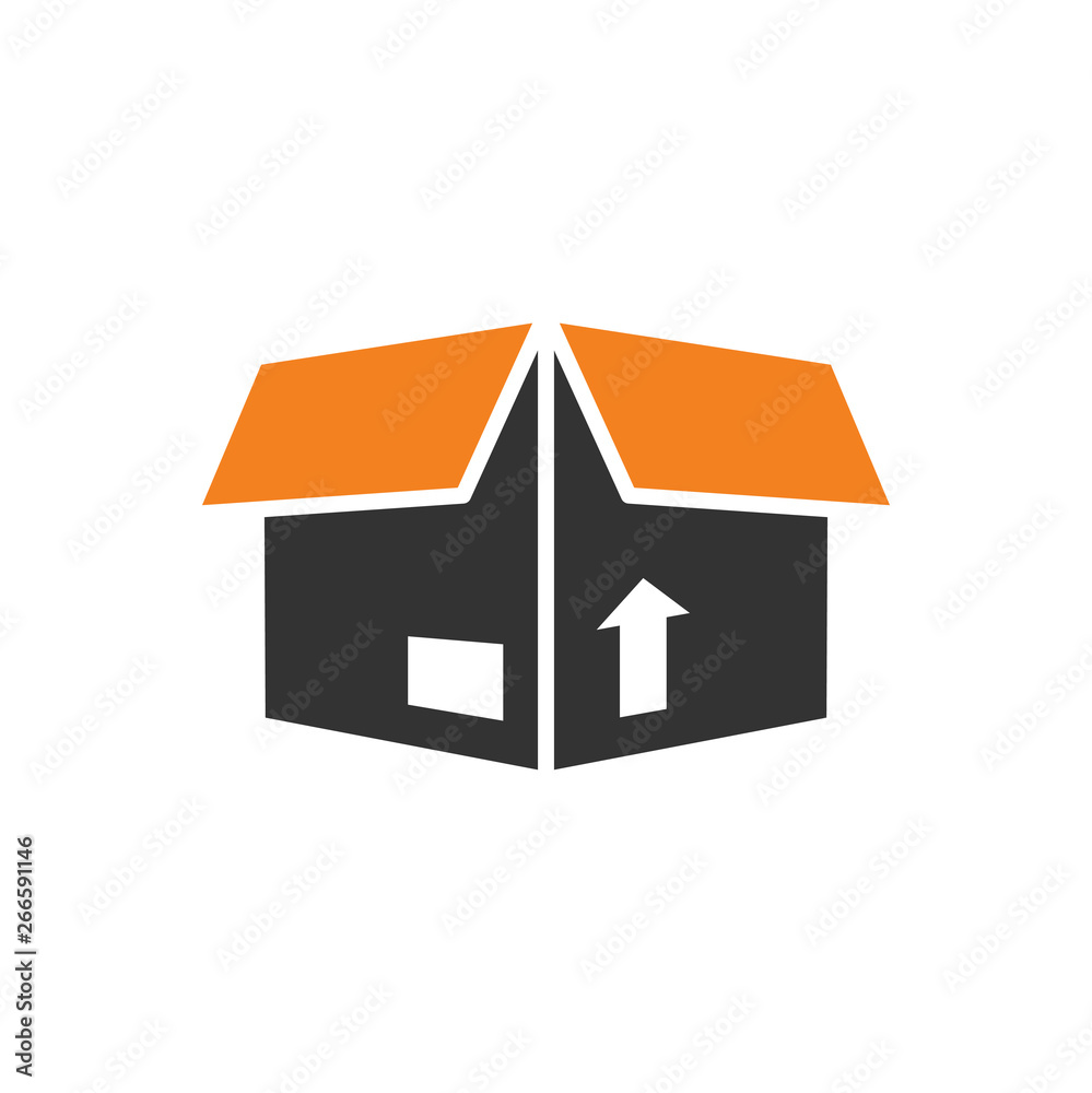 Poster delivery related icon on background for graphic and web design. simple vector sign. internet concept