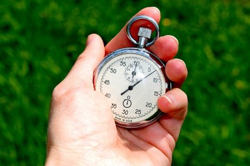 Stopwatch is an instrument capable of measuring time intervals with an accuracy of fractions of a...