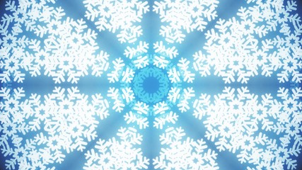 kaleidoscope large snowflake illustration background New quality shape universal colorful joyful holiday stock image