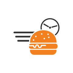 Delivery related icon on background for graphic and web design. Simple vector sign. Internet concept symbol for website button or mobile app.