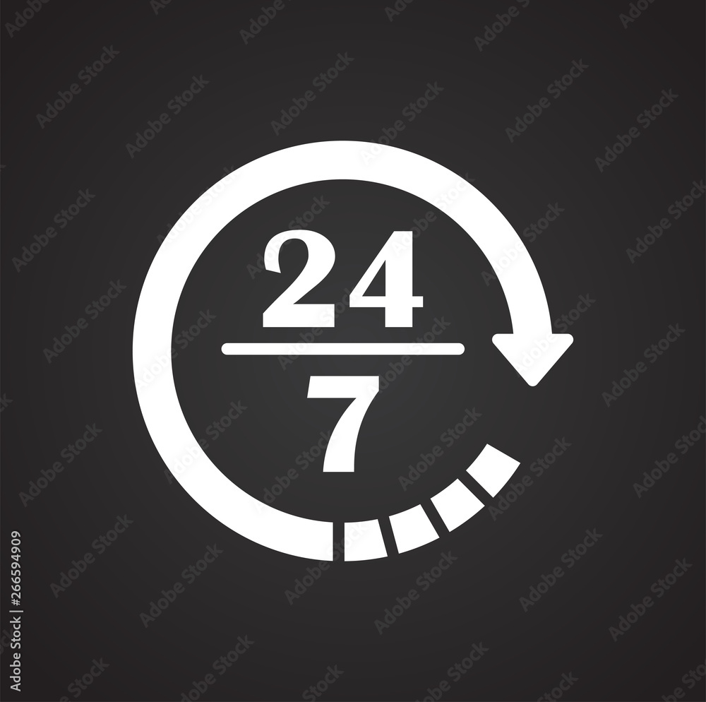 Poster delivery related icon on background for graphic and web design. simple vector sign. internet concept